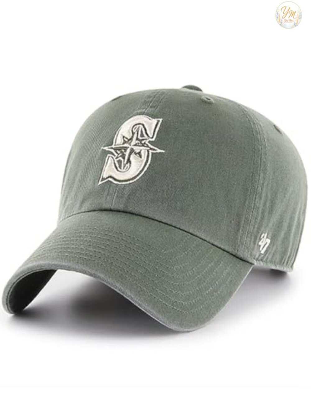MLB Seattle Mariners Clean Up Adjustable Strap Baseball Cap Hat